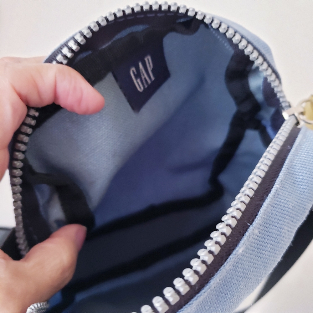 Vintage Gap Light Blue Crossbody Bag - Picture 5 of 13